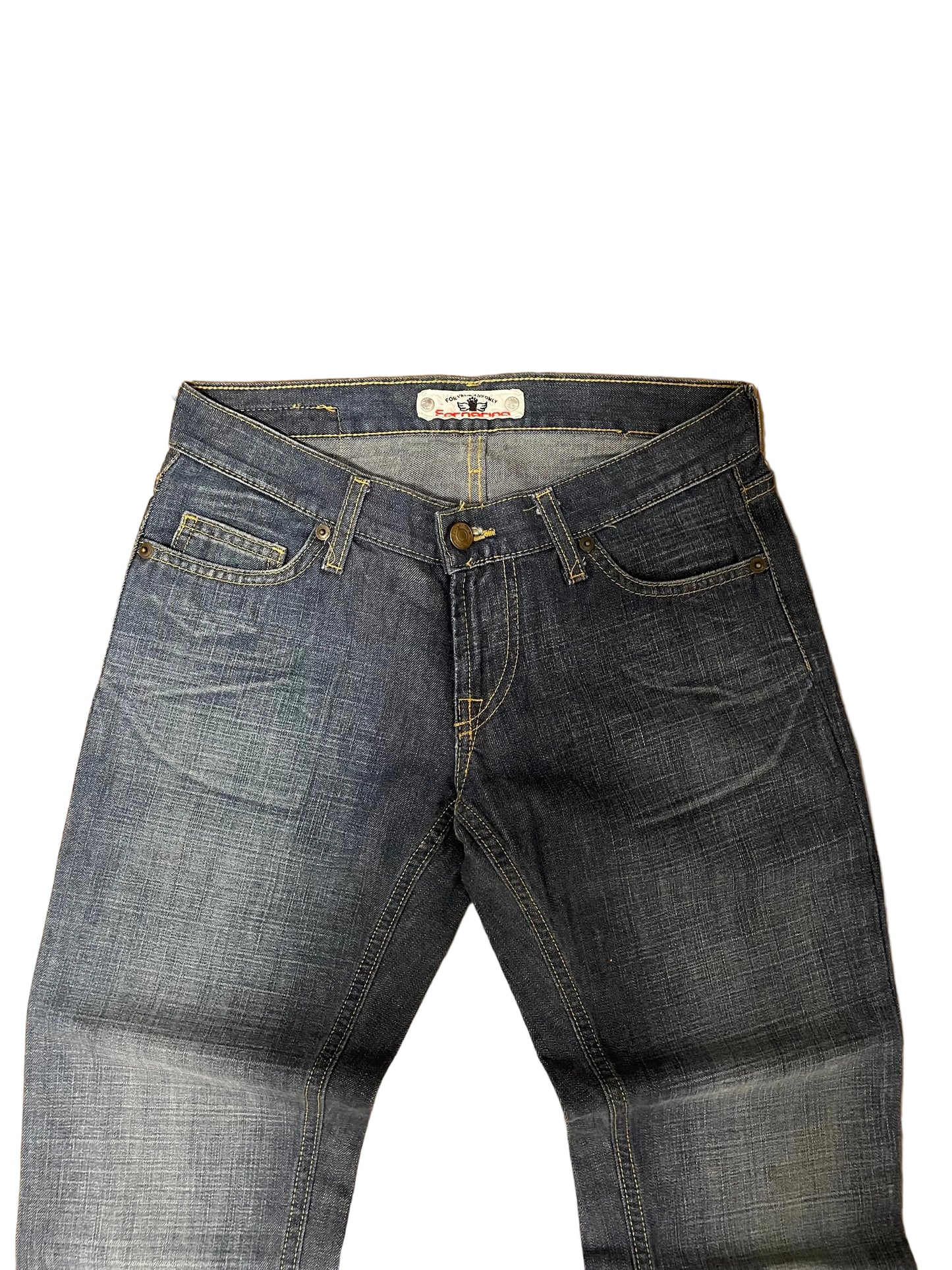 Vintage Fornarina Damen Jeans Blue Denim – Gr. W29 L32