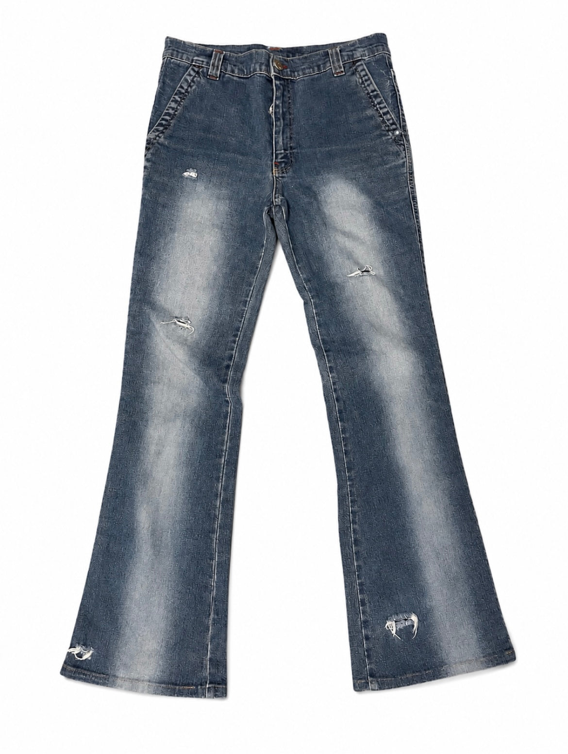 Vintage Reats Jeans Damen Bootcut Jeans Gr. W30 L30